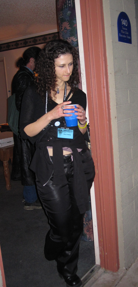 Mira Domsky at the Dead Dog Party